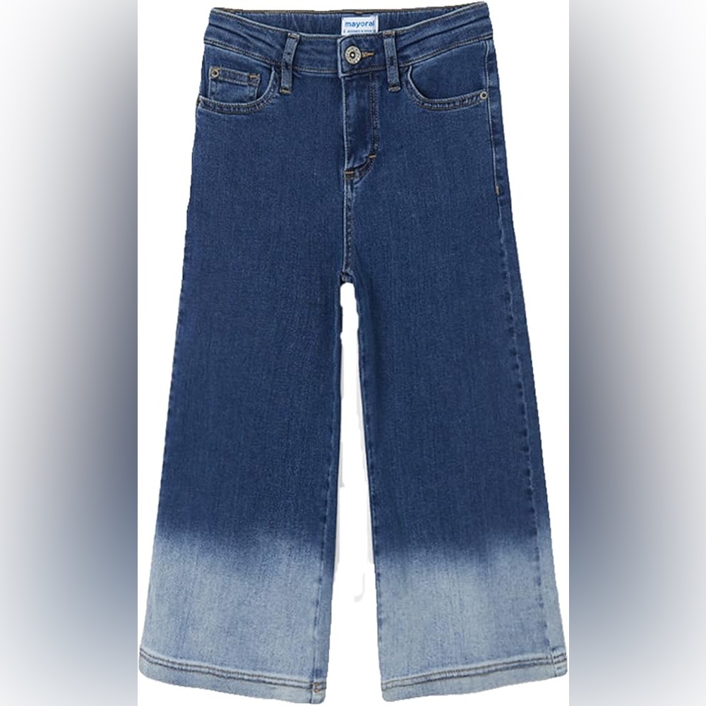 Size 12 Girls Mayoral Kids Gradient Blue Jeans